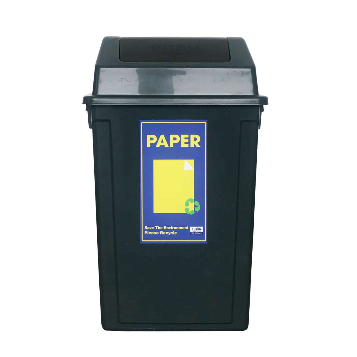 Swing Top Recycling Bin Ausko Pte Ltd