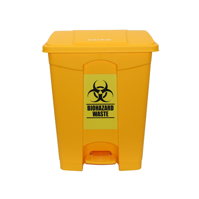 Step On Bin w/ Biohazard Sticker