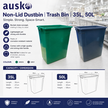 Load image into Gallery viewer, Non-Lid Trash Bin