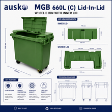 Load image into Gallery viewer, MGB 660L (C) Lid-In-Lid
