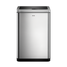 Load image into Gallery viewer, Front angle view of EK9218 soft-close step bin with curved shell 