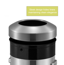 Load image into Gallery viewer, Stainless steel and black cylindrical product 