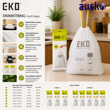 Load image into Gallery viewer, EKO Drawstring Trash Bag