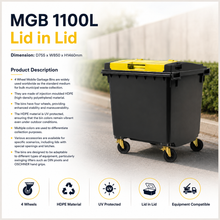 Load image into Gallery viewer, MGB 1100L Lid in Lid