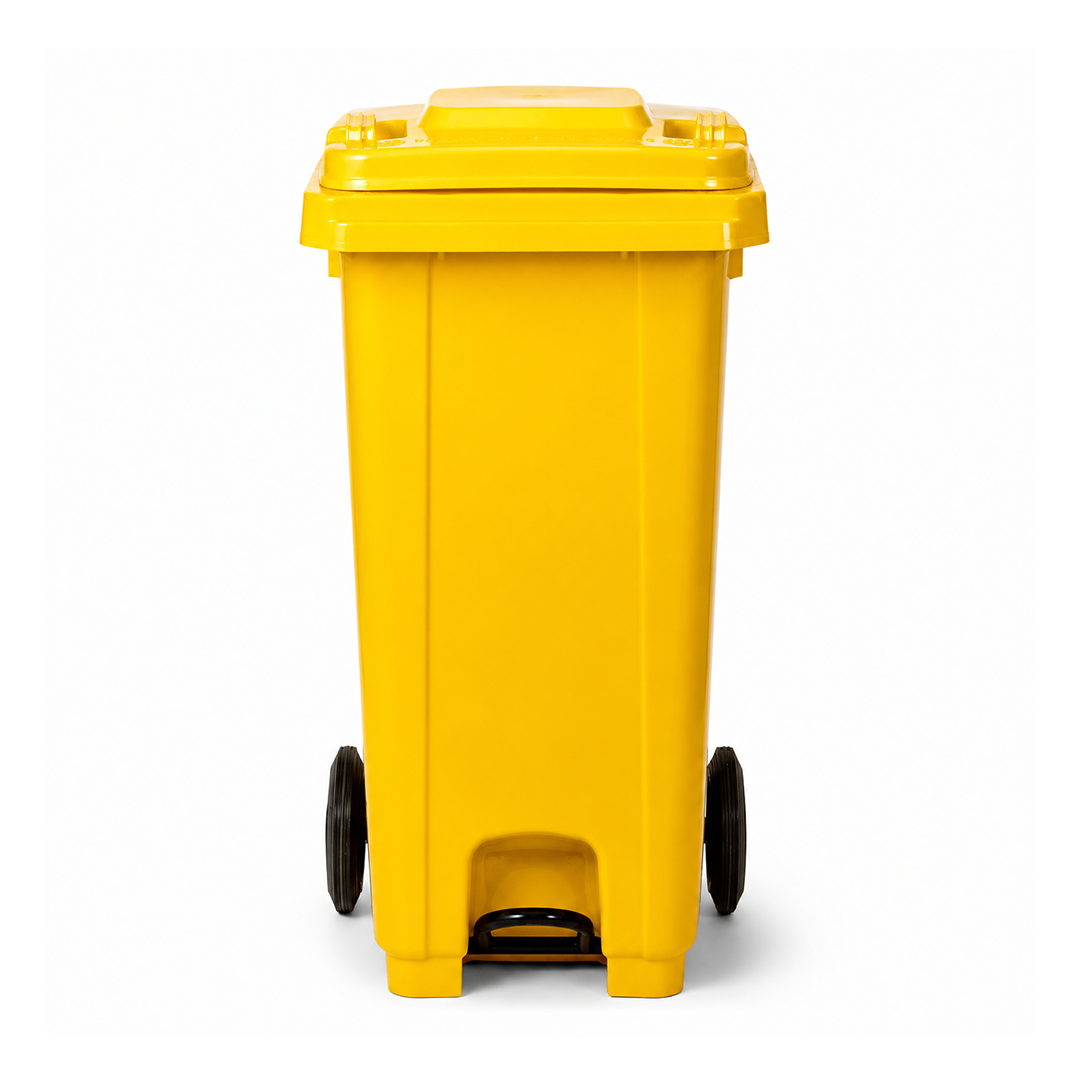 MGB 120L Foot Pedal | Mobile Garbage Bin HDPE Waste Container