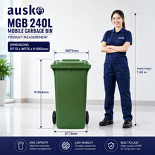 Load image into Gallery viewer, MGB 360L D878 x W596 x H1098mm