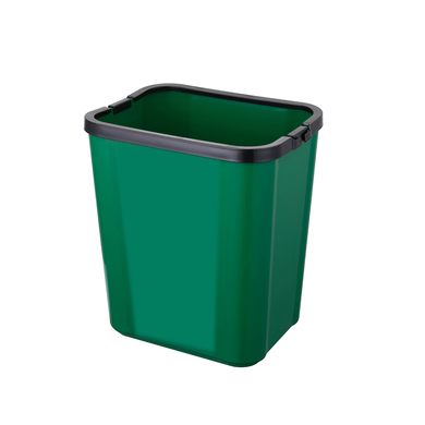 Non Lid Bin with Bag Holder