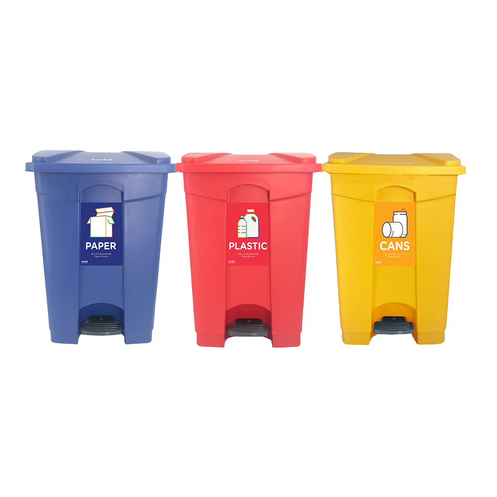 Step On Bin | Pedal Recycling Bin | Ausko – Ausko Pte Ltd