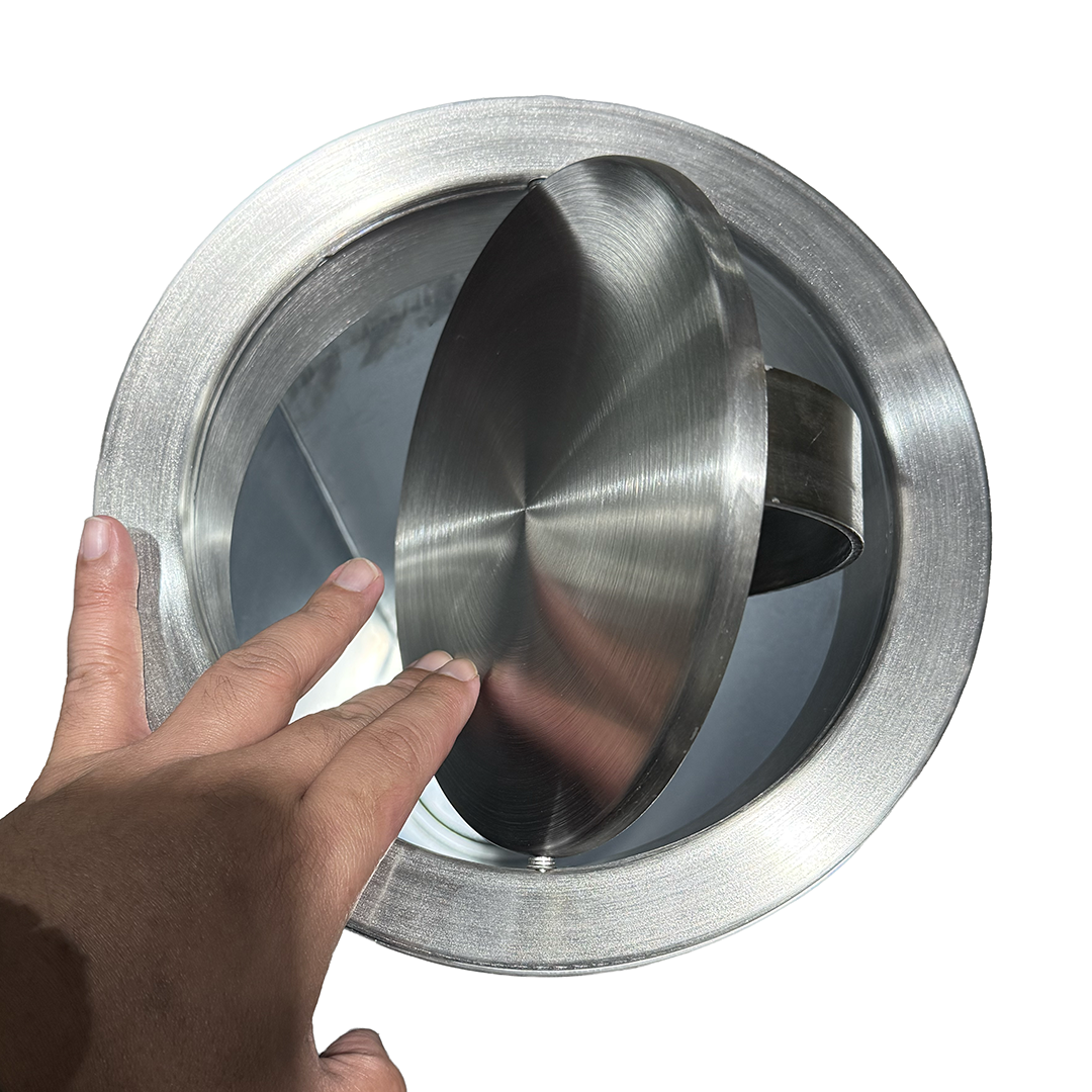 Cylindrical Stainless Steel Swing Bin | ST5 | Ausko – Ausko Pte Ltd