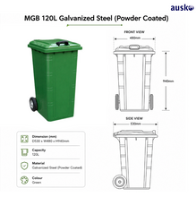 Load image into Gallery viewer, MGB 120L Galvanized Steel (Powder Coated)