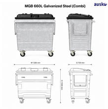 Load image into Gallery viewer, MGB 660L Galvanized Steel (Combi)