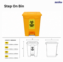 Load image into Gallery viewer, Step On Bin w/ Biohazard Sticker