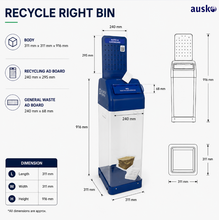 Load image into Gallery viewer, Recycle Right Bin