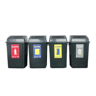 Swing Top Recycling Bin