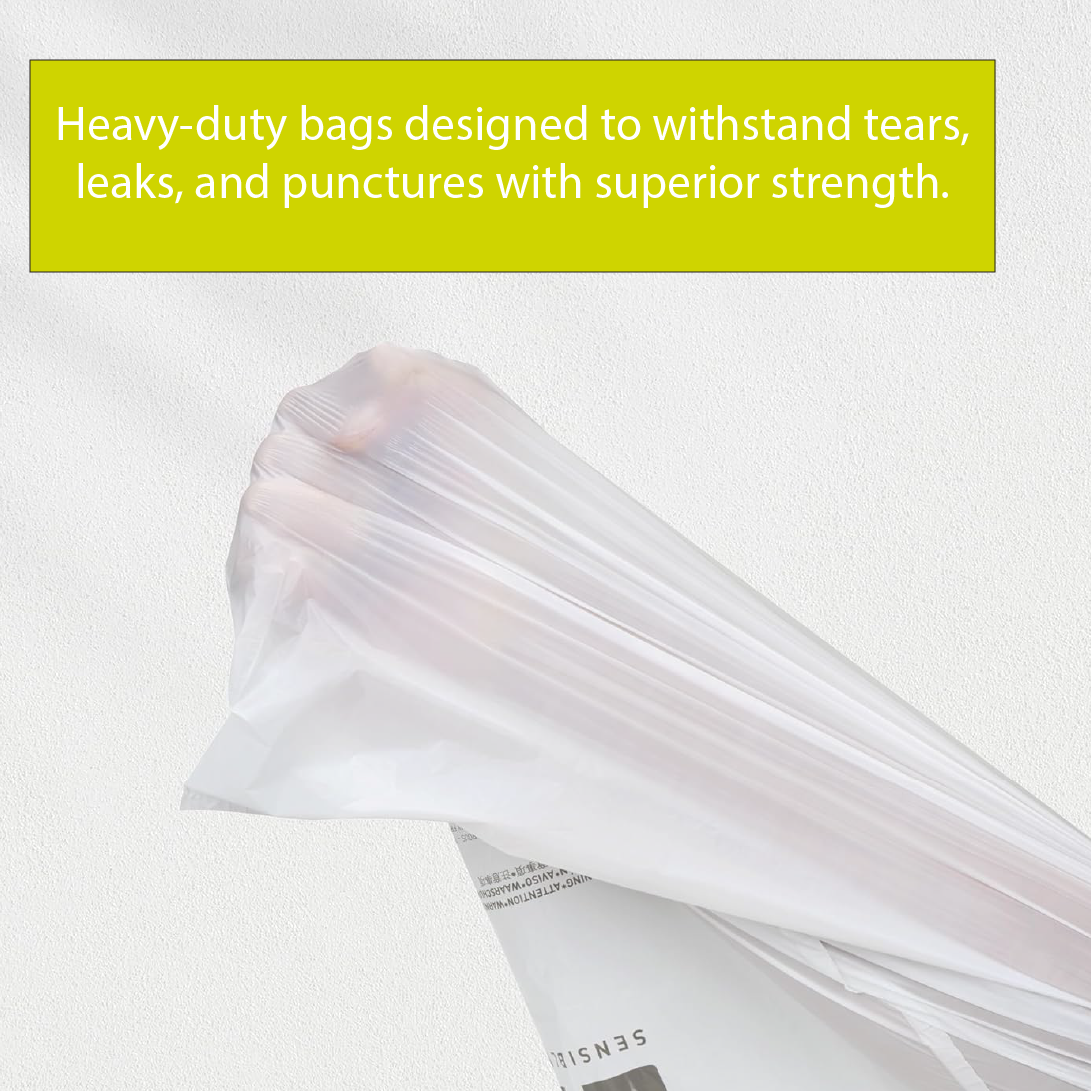 Ausko EKO Drawstring Trash Bag | Strong Waste Bin Liners | Ausko – Ausko Pte Ltd