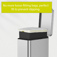 Load image into Gallery viewer, EKO trash can with custom-fit liner bags, secure inner bin design that prevents slipping and keeps garbage bags neatly in place