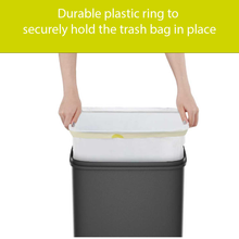 Load image into Gallery viewer, Durable inner ring keeps the trash bag securely in place, preventing slips and maintaining a neat, tidy appearance.