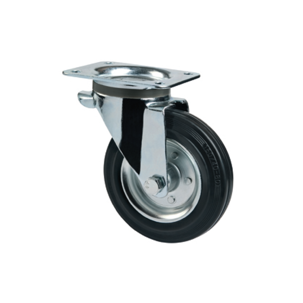 200mm Metal Hub Swivel Castor